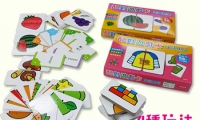 遊戲配對卡 認識蔬果及生活用品 **4 種玩法 讓孩子愛不釋手* 加送神秘字卡一盒