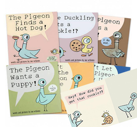 The Mo Willems' Pigeon Book Collection **美國凱迪克大獎**令人會心一笑的繪本