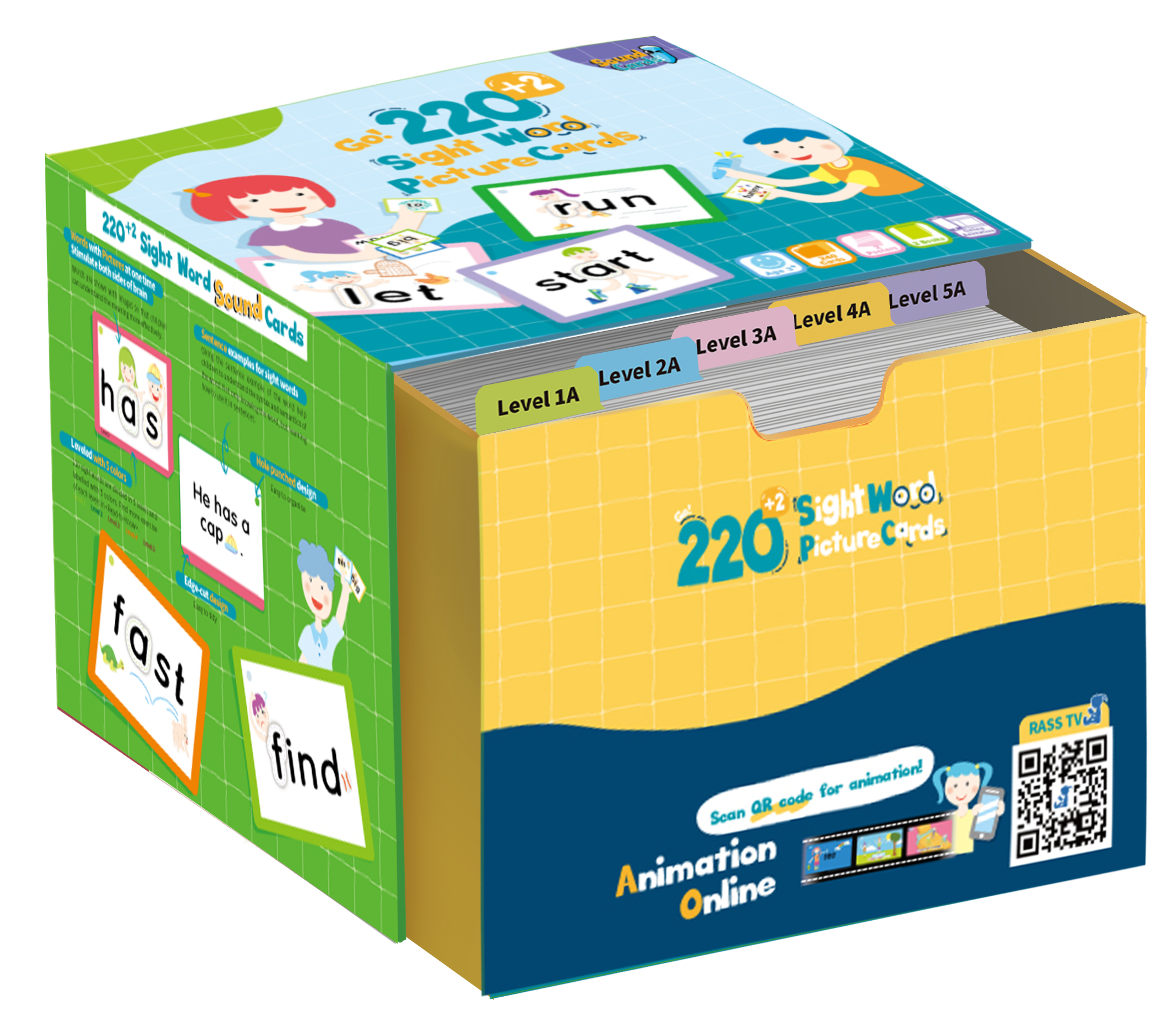 2023年全新點讀字卡 Go! 220+2 Sight Word Picture Cards  免費順豐送貨